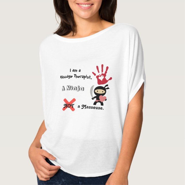 Camiseta Terapeuta da massagem (Frente)