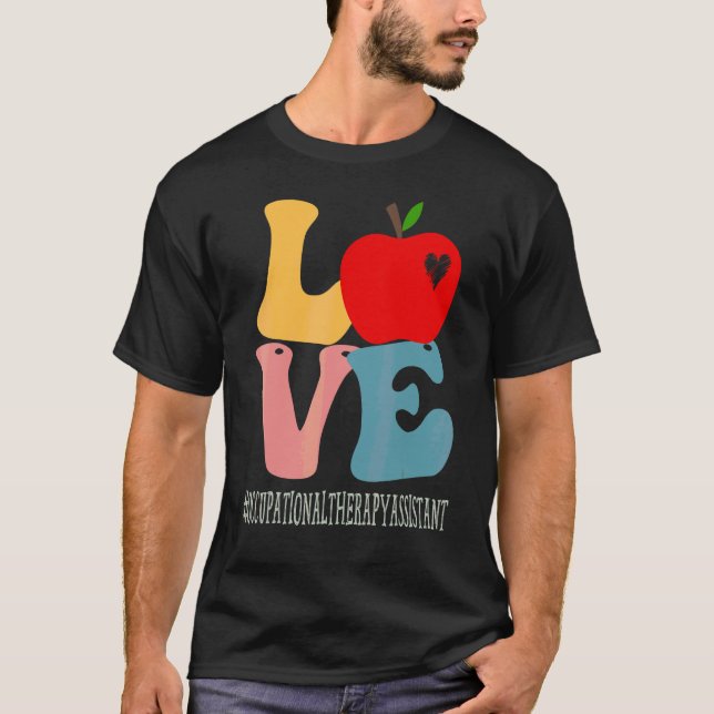Camiseta Terapeuta Ocupacional Ama Groovy Volta (Frente)