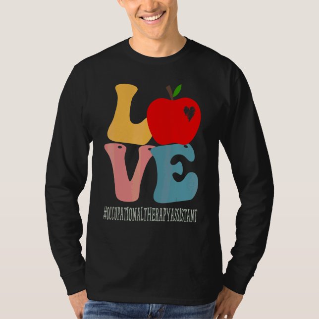 Camiseta Terapeuta Ocupacional Ama Groovy Volta (Frente)