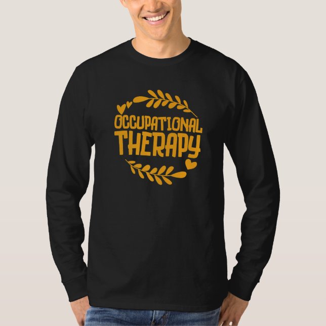 Camiseta Terapeuta Ocupacional Assistente de Terapia Equipe (Frente)