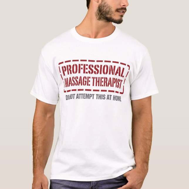 Camiseta Terapeuta profissional da massagem (Frente)