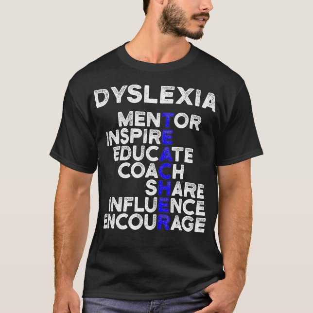 Camiseta Terapêutica Com Professores Dysleia Terapia Dislei (Frente)