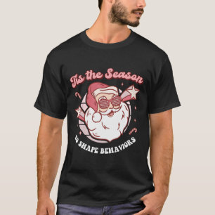 Camiseta Terapêutica De Comportamento Da Aba De Natal