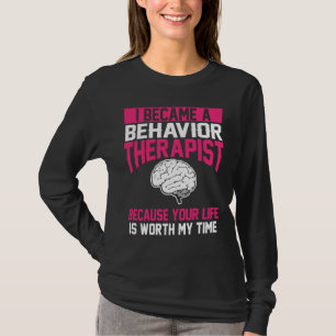 Camiseta Terapêutica de Comportamento Terapista Roupa Incrí