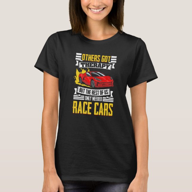 Camiseta Terapêutica De Corrida Para Automóveis Racer Racec (Frente)