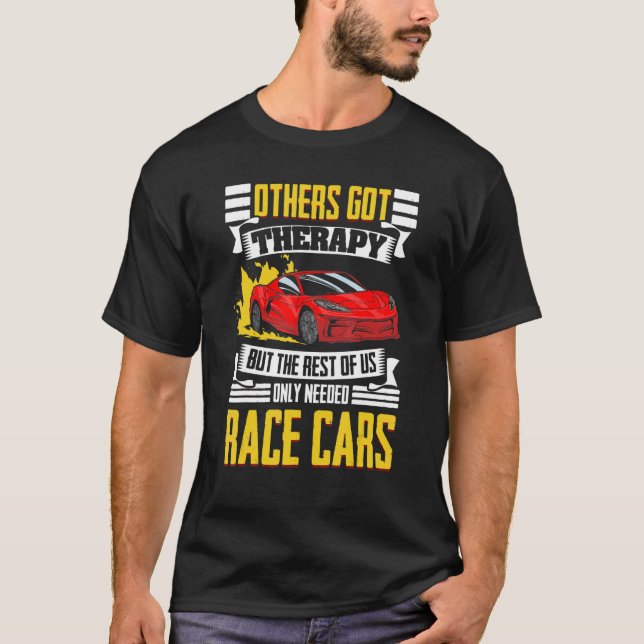Camiseta Terapêutica De Corrida Para Automóveis Racer Racec (Frente)