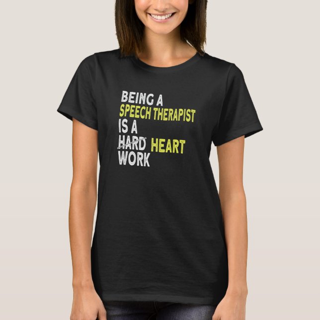 Camiseta Terapêutica de Fala no Coração (Frente)