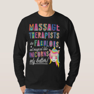Camiseta Terapêutica De Massagem É Como Unicórnios Engraçad