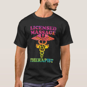 Camiseta Terapêutica De Massagem Licenciada LMT Watercolor