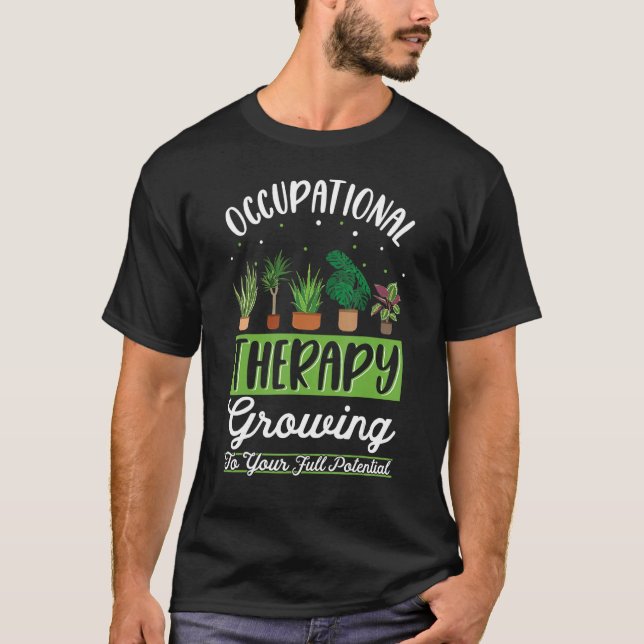 Camiseta Terapêutica De Ocupação Crescendo Para O Seu Poten (Frente)