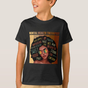Camiseta Terapêutica de Saúde Afro Mulheres Negra História