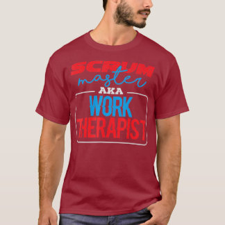 Camiseta Terapêutica De Trabalho Mestre De Scrum Lean Agile