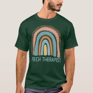 Camiseta Terapêutica de voz do Pastel Rainbow SLP 1