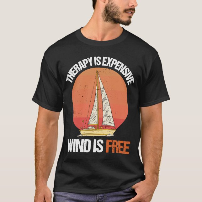 Camiseta Terapêutica É Vento Caro É Navegador Livre D (Frente)