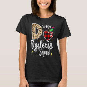 Camiseta Terapêutica Esquadrão Dislexia Especialista em Dis