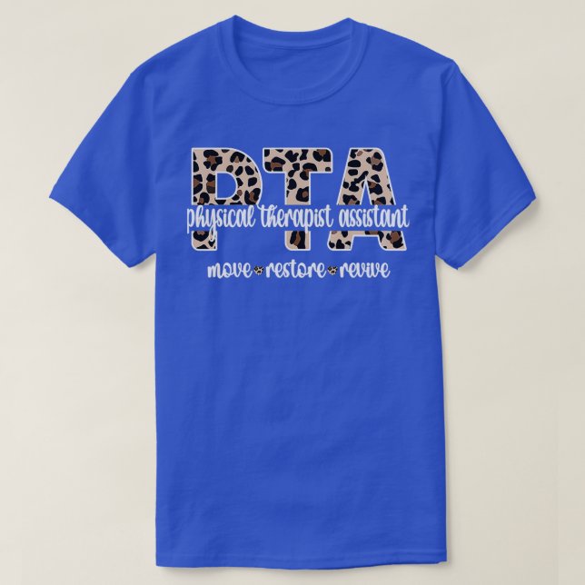 Camiseta Terapêutica Física Auxiliar PTA Terapêutica Física (Frente do Design)