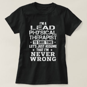Camiseta Terapêutica Física chumbo