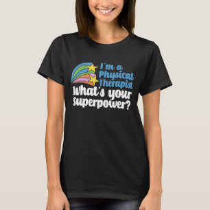 Camiseta Terapêutica Física de Super Herói - Torta PT St