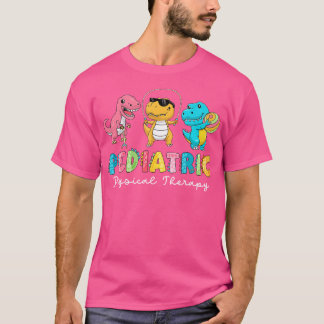 Camiseta Terapêutica Física Pediátrica Dinossauro Pt Físico