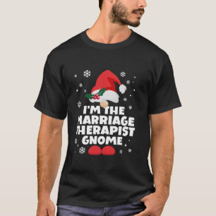 Camiseta Terapêutica Funcional Com Casamento Gnomo Familiar