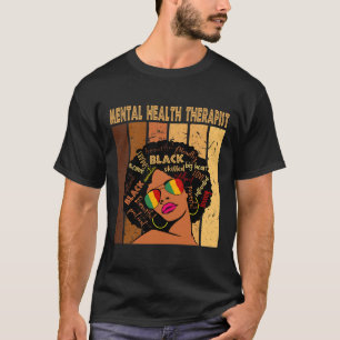 Camiseta Terapêutica Mental Afro-Mulheres História Negra