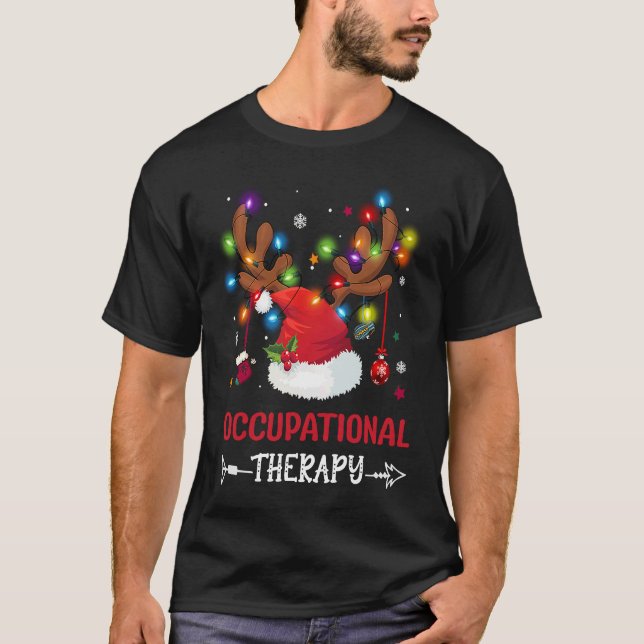 Camiseta Terapêutica Ocupacional De Formatação OT Chri (Frente)