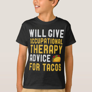 Camiseta Terapêutica Ocupacional Taco Lover Engraçados Nasc