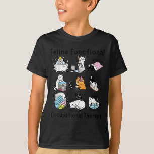 Camiseta Terapêutica Profissional Funcional De Gatos Felino