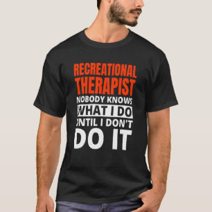 Camiseta Terapêutica Recreativa para Terapêutica Recreacion