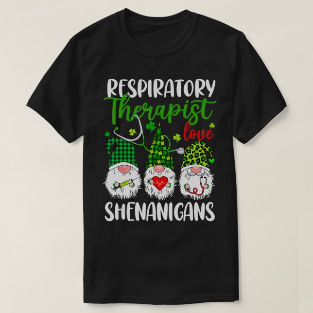 Camiseta Terapêutica Respiratória Amor Shenanigans Gnomo Ru (Frente do Design)