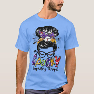 Camiseta Terapêutica Respiratória Mensagem Bun Feliz Hallow
