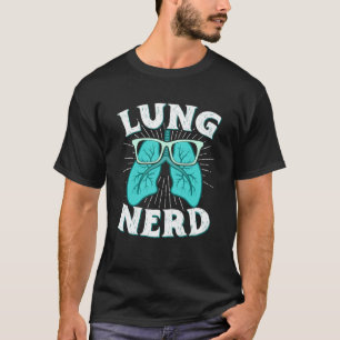 Camiseta Terapêutica respiratória Nerd pulmonar RRT CRT RT