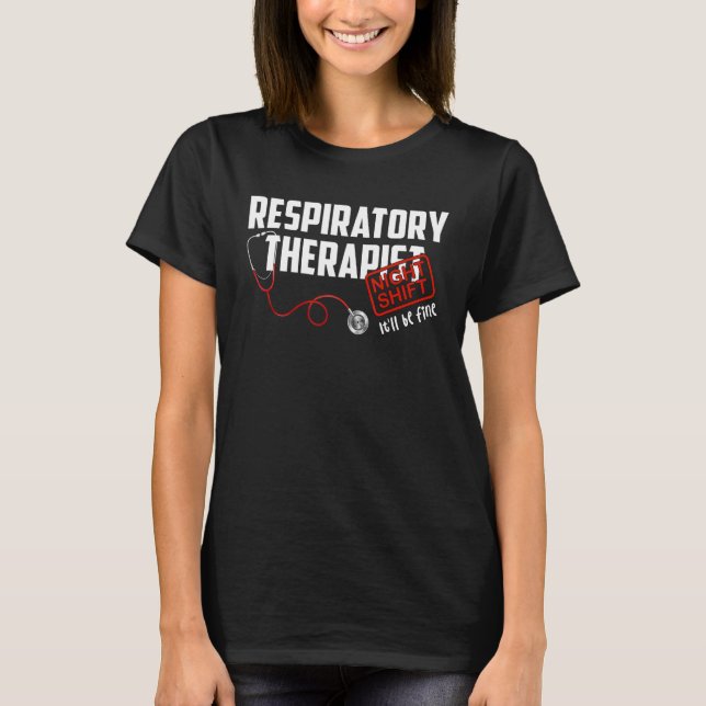 Camiseta Terapêutica Respiratória RT Terapêutica RRT Desvio (Frente)