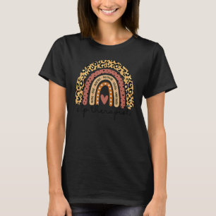 Camiseta Terapêutica SLP 100º Dia de Terapia de Fala Arco-Í