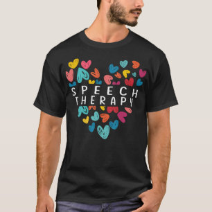 Camiseta Terapia da Fala do Coração AMOR Fala Língua
