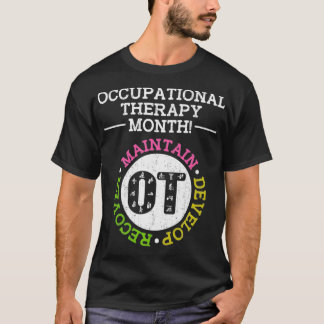 Camiseta Terapia de Apreciação OT Mês de Terapêutica Ocupac