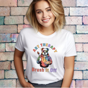 Camiseta Terapia de Arte Escove, Terapeuta de Arte Vintage