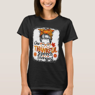 Camiseta Terapia de Discurso Feliz Queda Graças Mensagem de