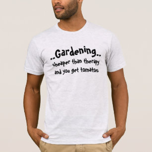 Camiseta terapia de jardinagem