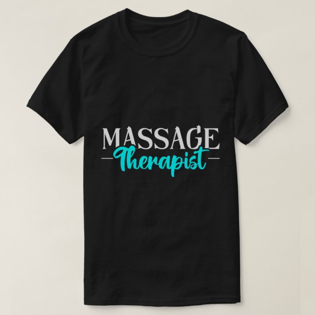 Camiseta Terapia de Massagem Terapêutica de Massagem T-Shir (Frente do Design)