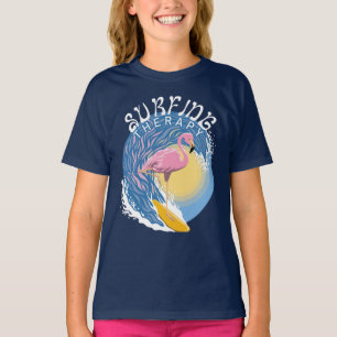 Camiseta Terapia do Surfe - Flamingo de Verão