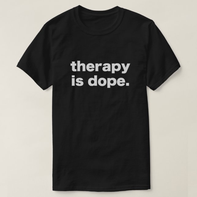 Camiseta terapia é droga (Frente do Design)