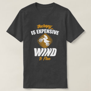 Camiseta terapia é um vento caro e livre
