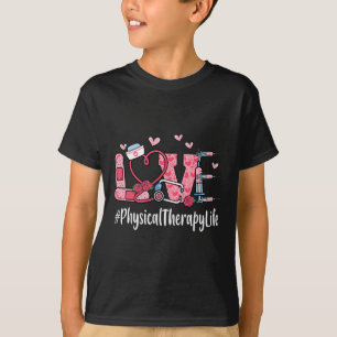 Camiseta Terapia Física Amor Dia dos Namorados Mulheres Cor