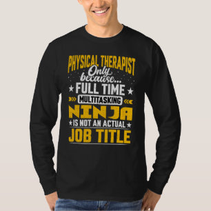 Camiseta Terapia Física Cargo Título Fisiologista Chiropr