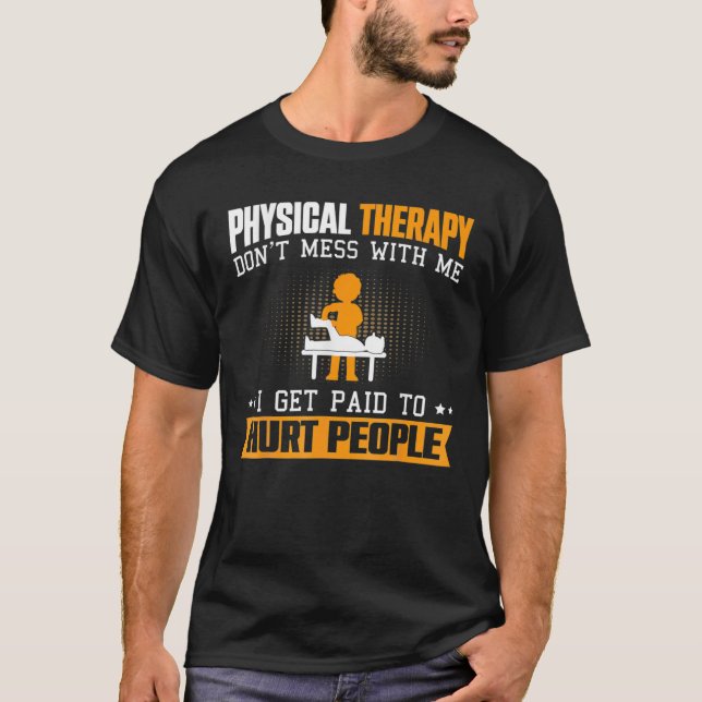 Camiseta Terapia Física Engraçada PT Terapia Física Assis (Frente)