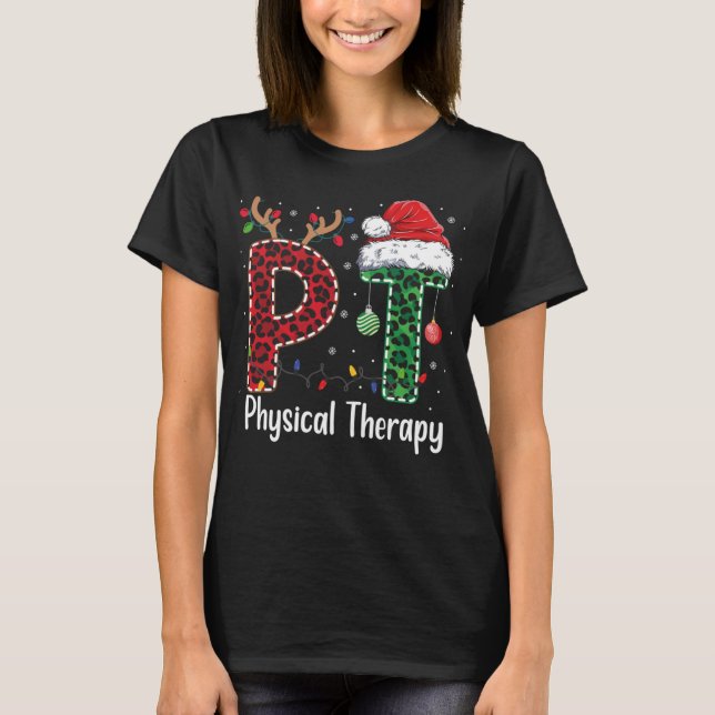 Camiseta Terapia física natal aperitivo PT Terapista (Frente)