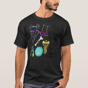 Camiseta Terapia Física Que Ela Trabalha De Forma Dissimula
