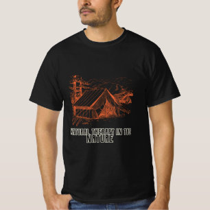 Camiseta Terapia Natural na Natureza Básica Escura