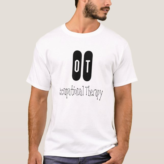 Camiseta Terapia ocupacional, OT (Frente)